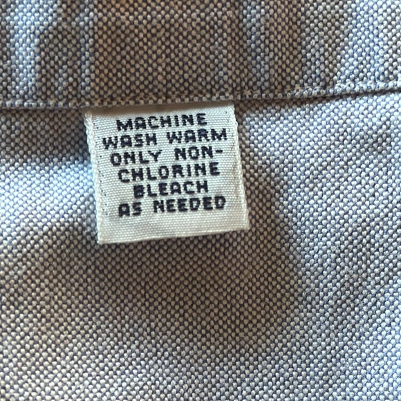 Ralph Lauren 15 1/2 -34 Blue Yarmouth Long Sleeve Button-Down Shirt - Picture 5 of 7